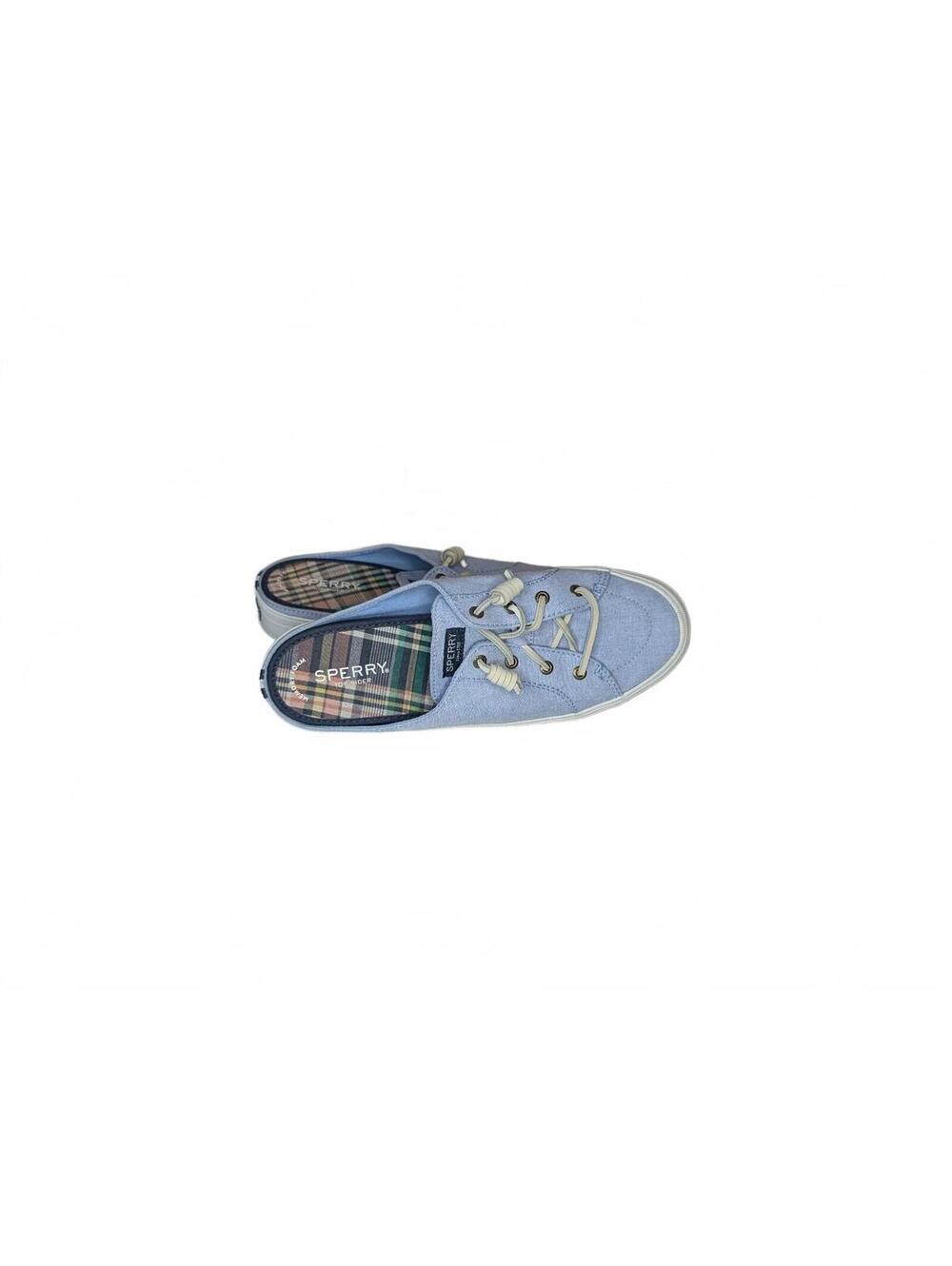 Women's Sperry Crest Vibe Light Blue Slip-On Sneakers Size 10